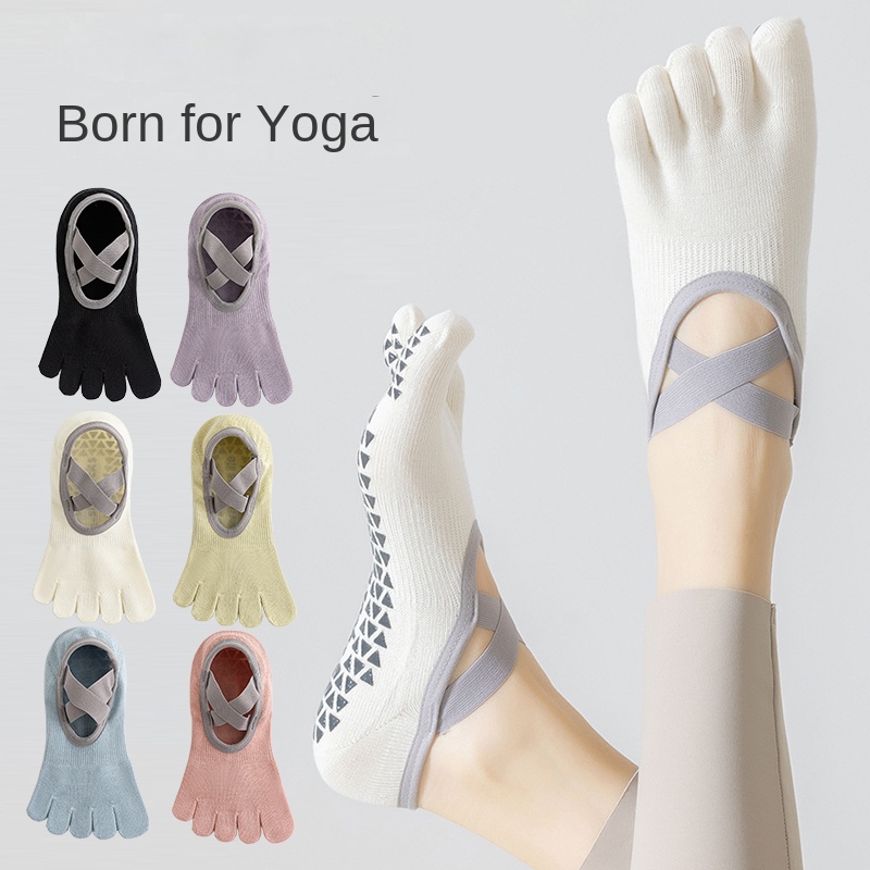 Yoga Fitness Toes Arch - Women Barefoot Yoga Socks Five-Toe Non-Slip