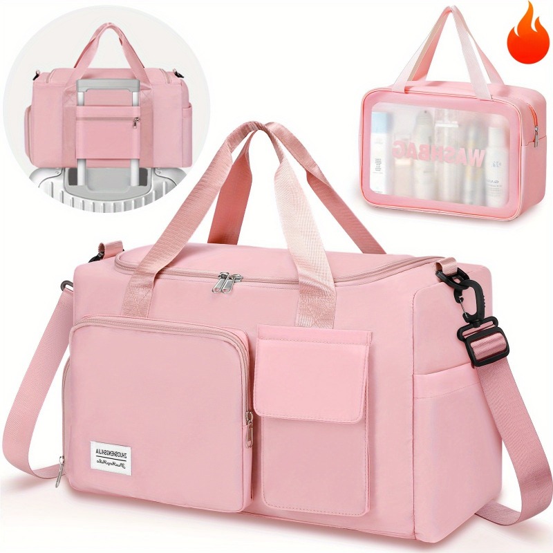 Yoga Fitness Tote - Large Capacity Travel Duffel Bag,Sports Fitness