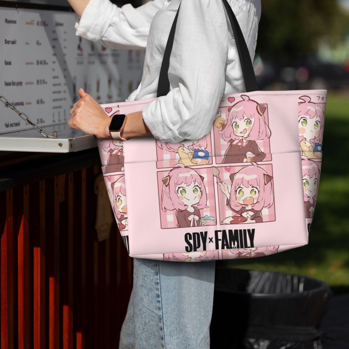 Spy X Family Anya Forger Beach - Yoga Fitness Tote recensie en prijs