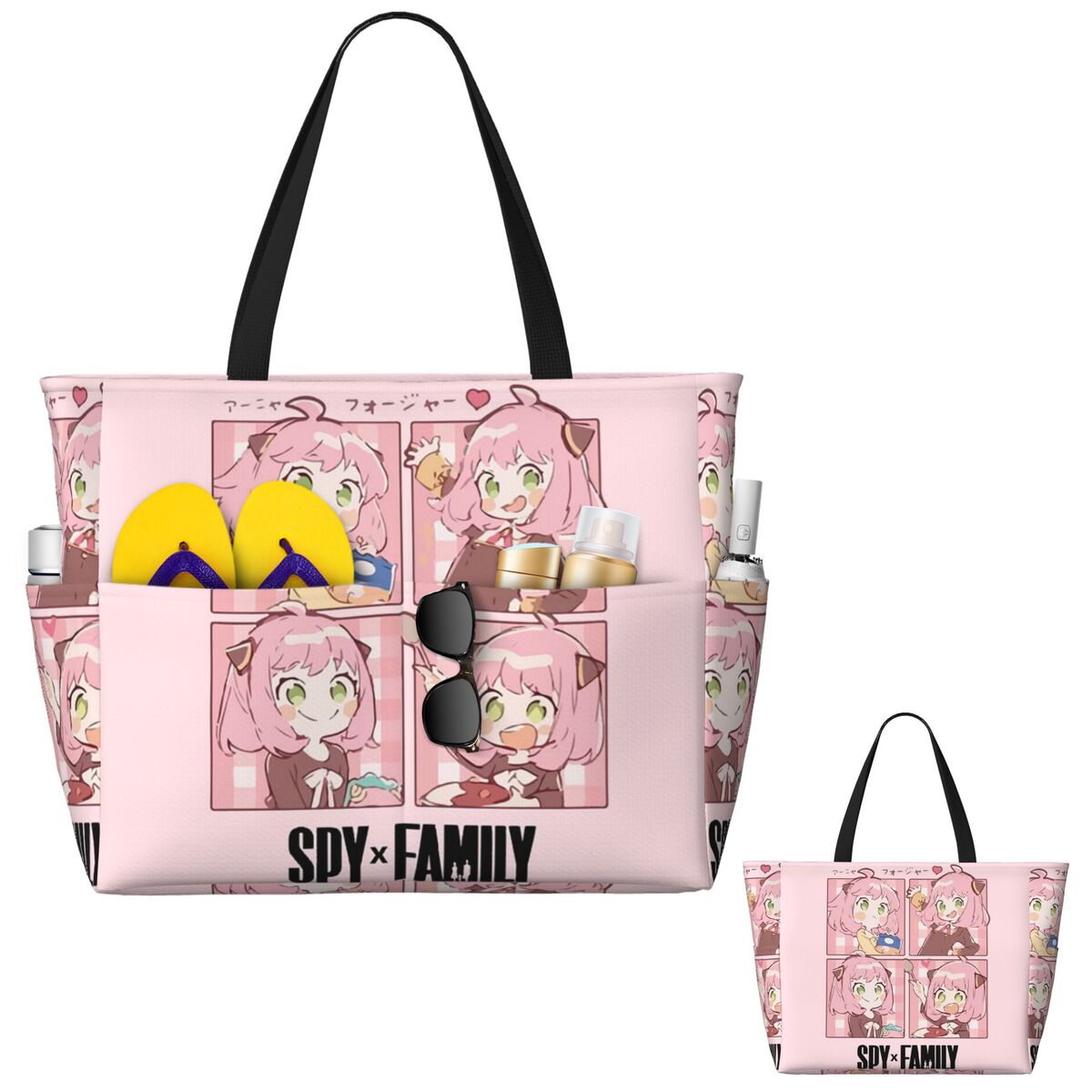 Spy X Family Anya Forger Beach - Yoga Fitness Tote recensie en prijs
