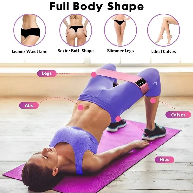 3Pcs Fabric Resistance Hip Boo - Yoga Fitness Resistance Band recensie en prijs