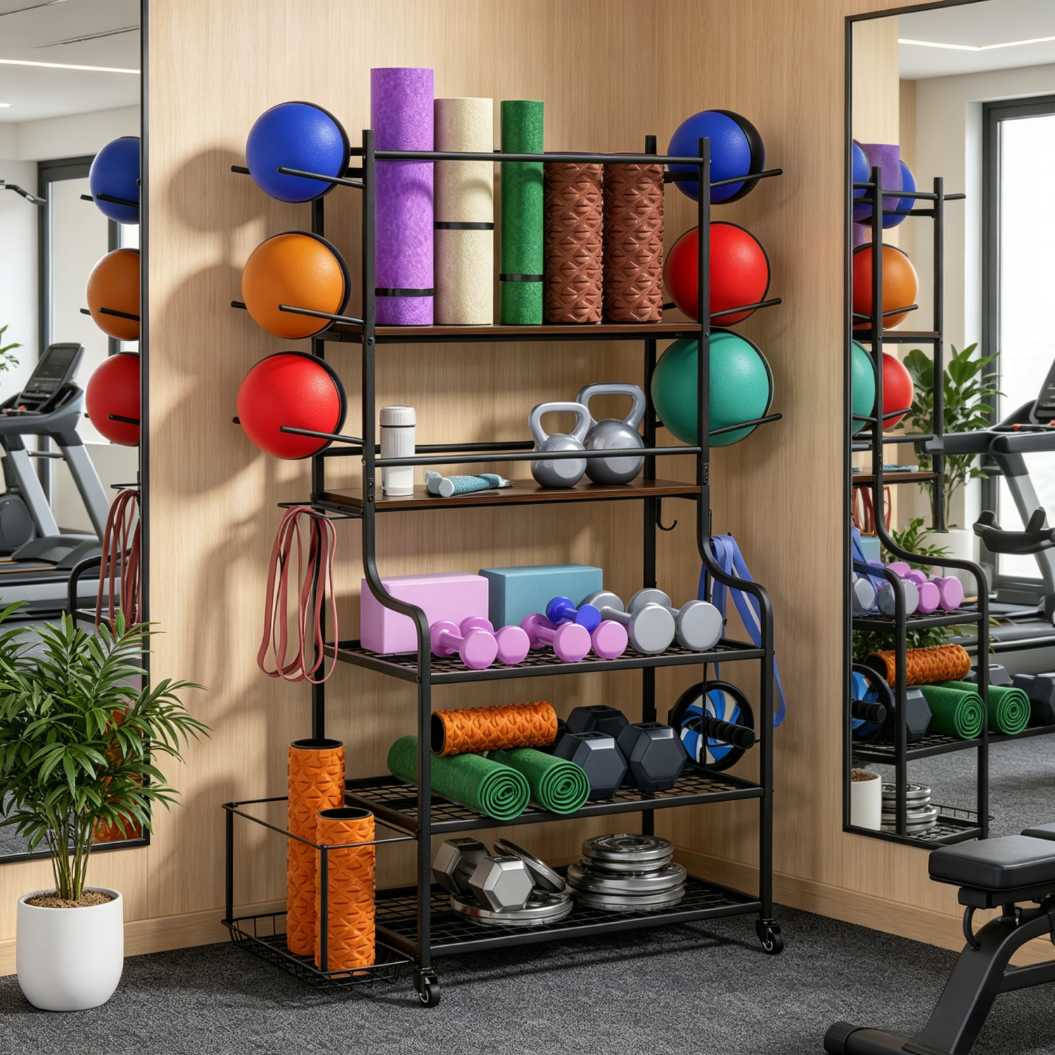 Yoga Mat Storage Rack Home Gym - Yoga Fitness Gear recensie en prijs