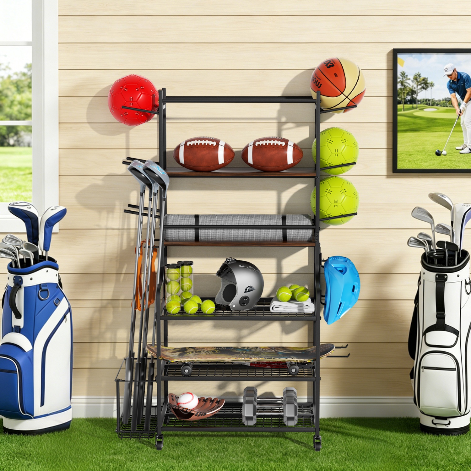 Yoga Mat Storage Rack Home Gym - Yoga Fitness Gear recensie en prijs
