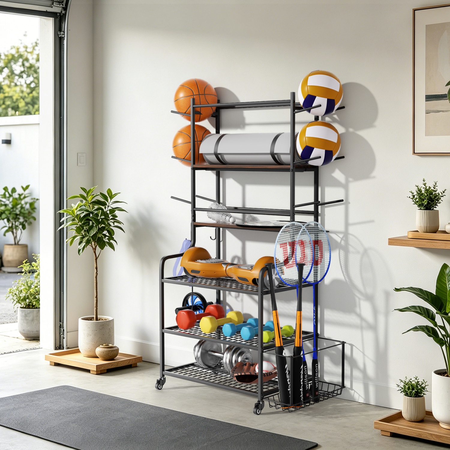 Yoga Mat Storage Rack Home Gym - Yoga Fitness Gear recensie en prijs