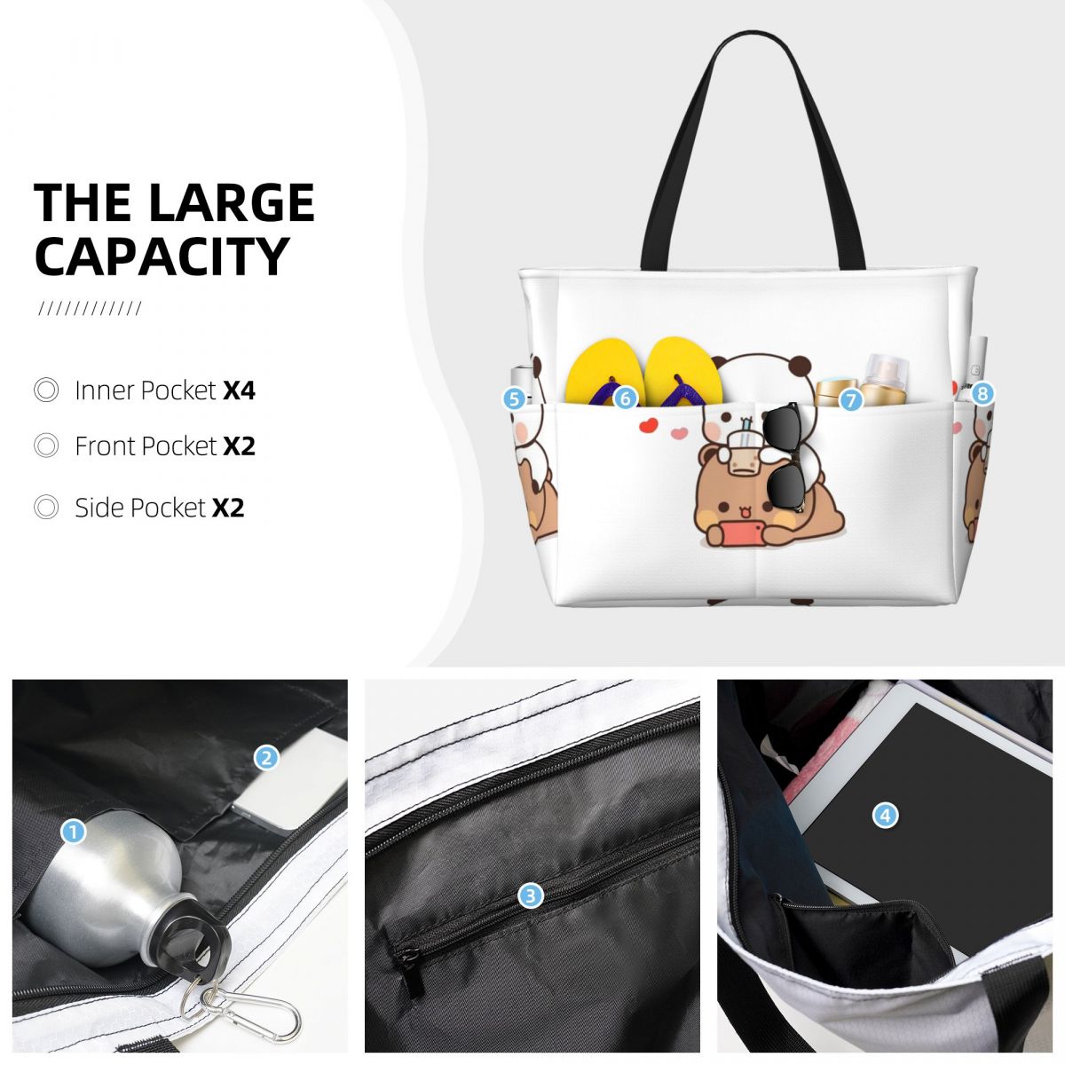 Bear And Panda Bubu Dudu Ballo - Yoga Fitness Tote recensie en prijs