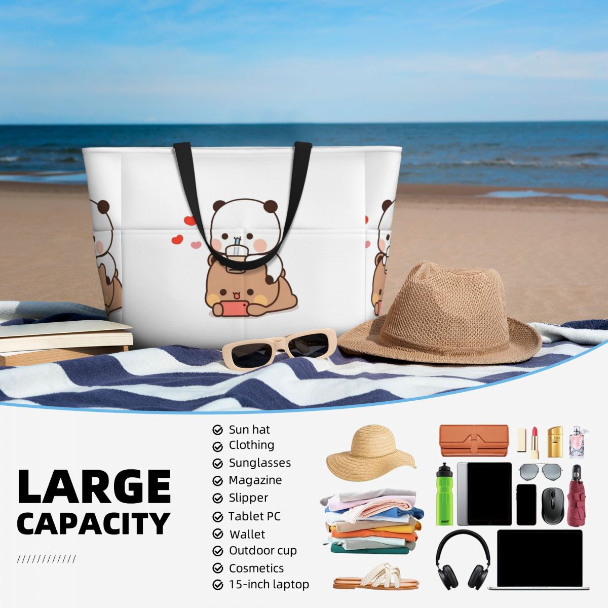 Bear And Panda Bubu Dudu Ballo - Yoga Fitness Tote recensie en prijs