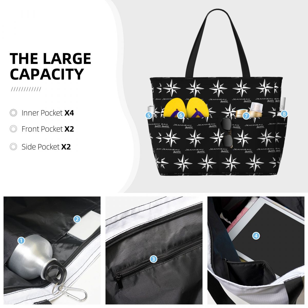 Jeanneau Yachts Beach Tote Bag - Yoga Fitness Tote recensie en prijs