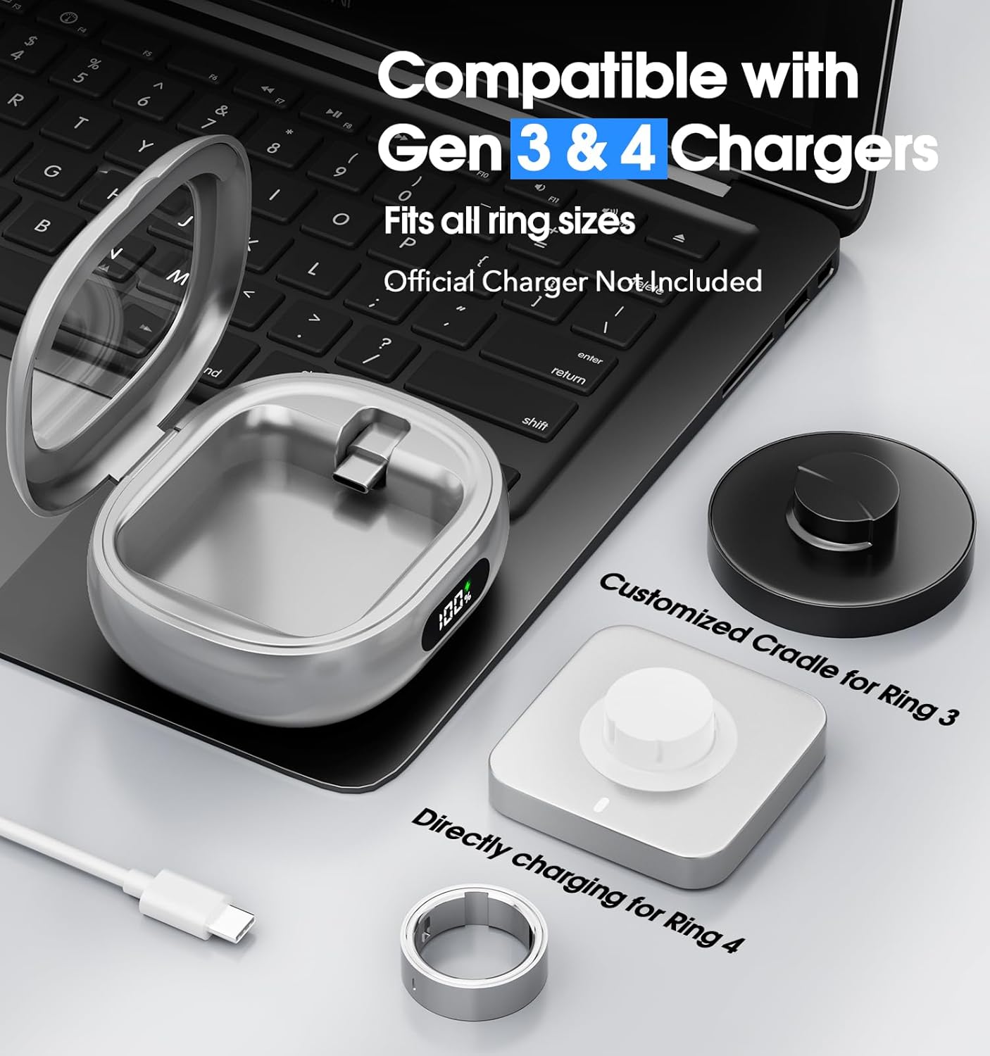 Smart Ring Charging Case Porta - Gymnastics Rings recensie en prijs
