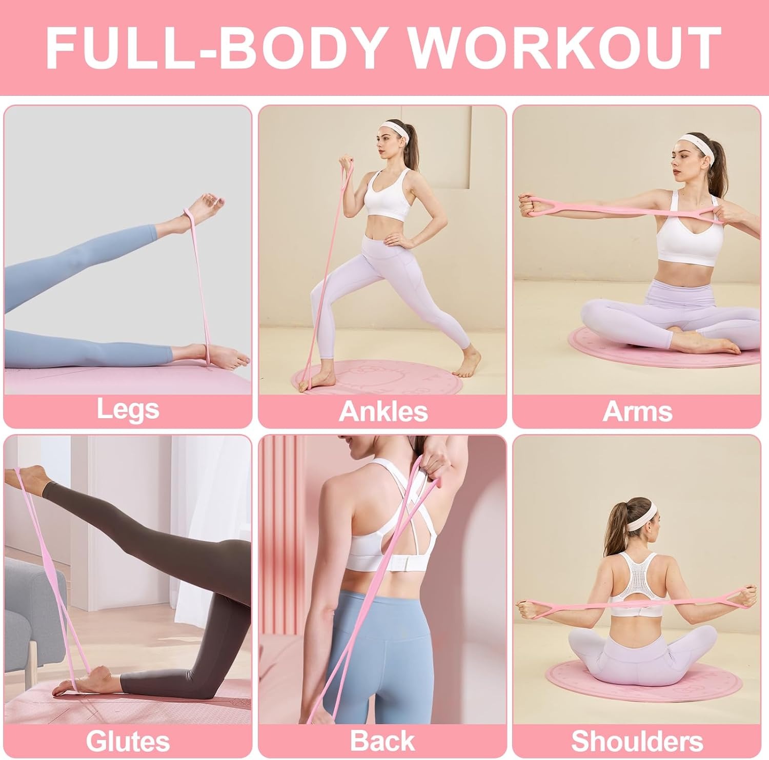 1pcs Resistance Bands for Wome - Yoga Fitness Resistance Band recensie en prijs