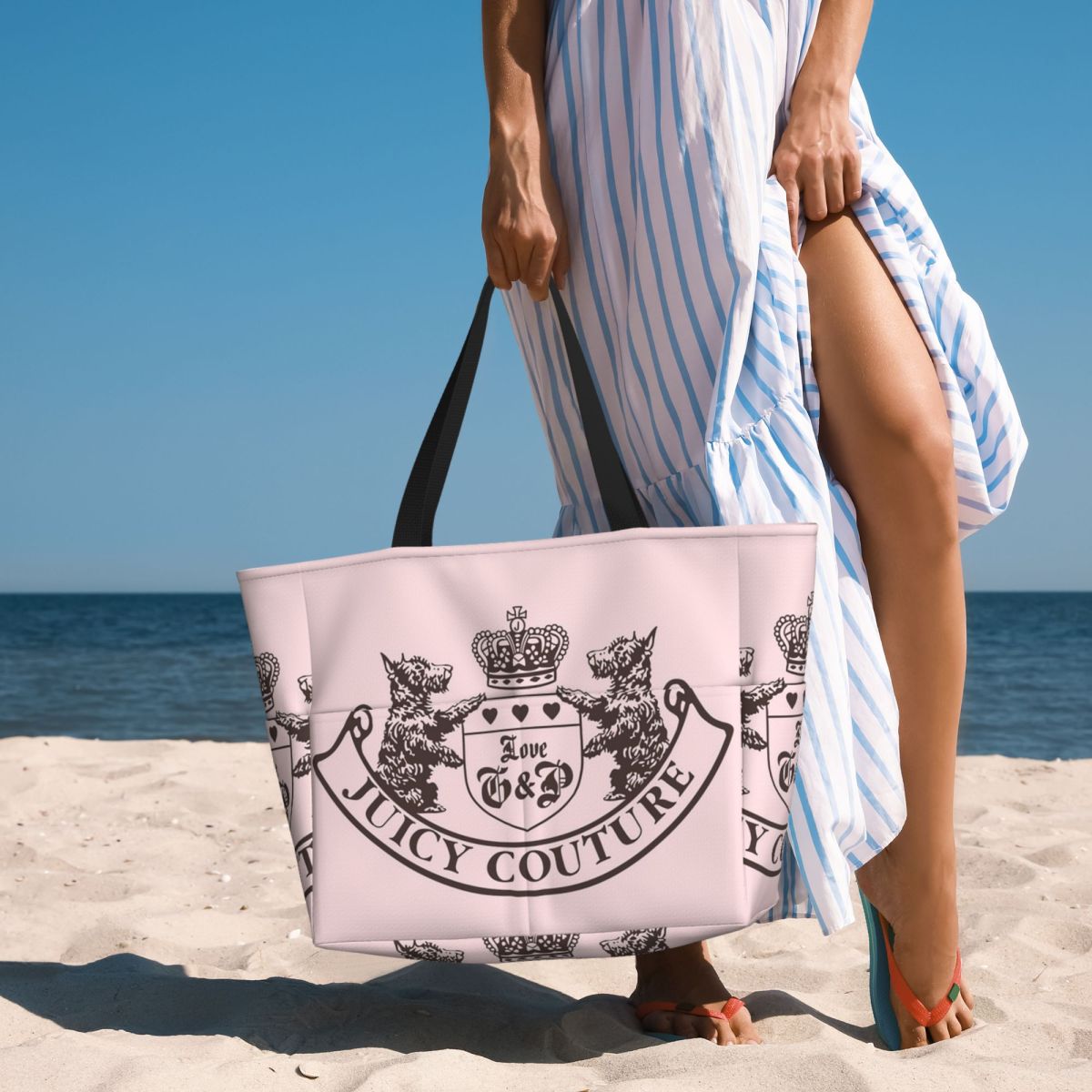 Y2k Juicy Couture Crest Beach  - Yoga Fitness Tote recensie en prijs