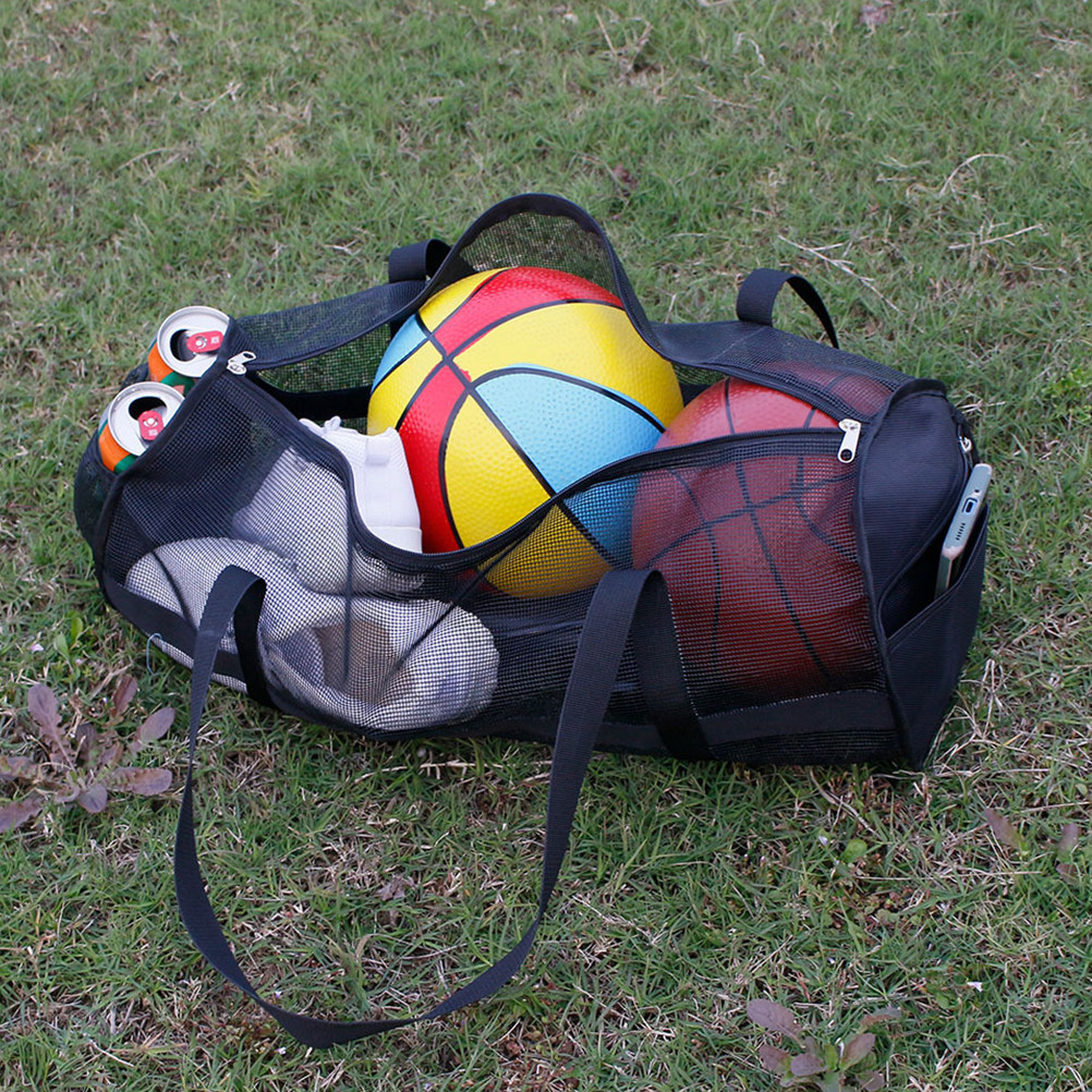 Large Sports Ball Bag Mesh Des - Yoga Fitness Gear recensie en prijs