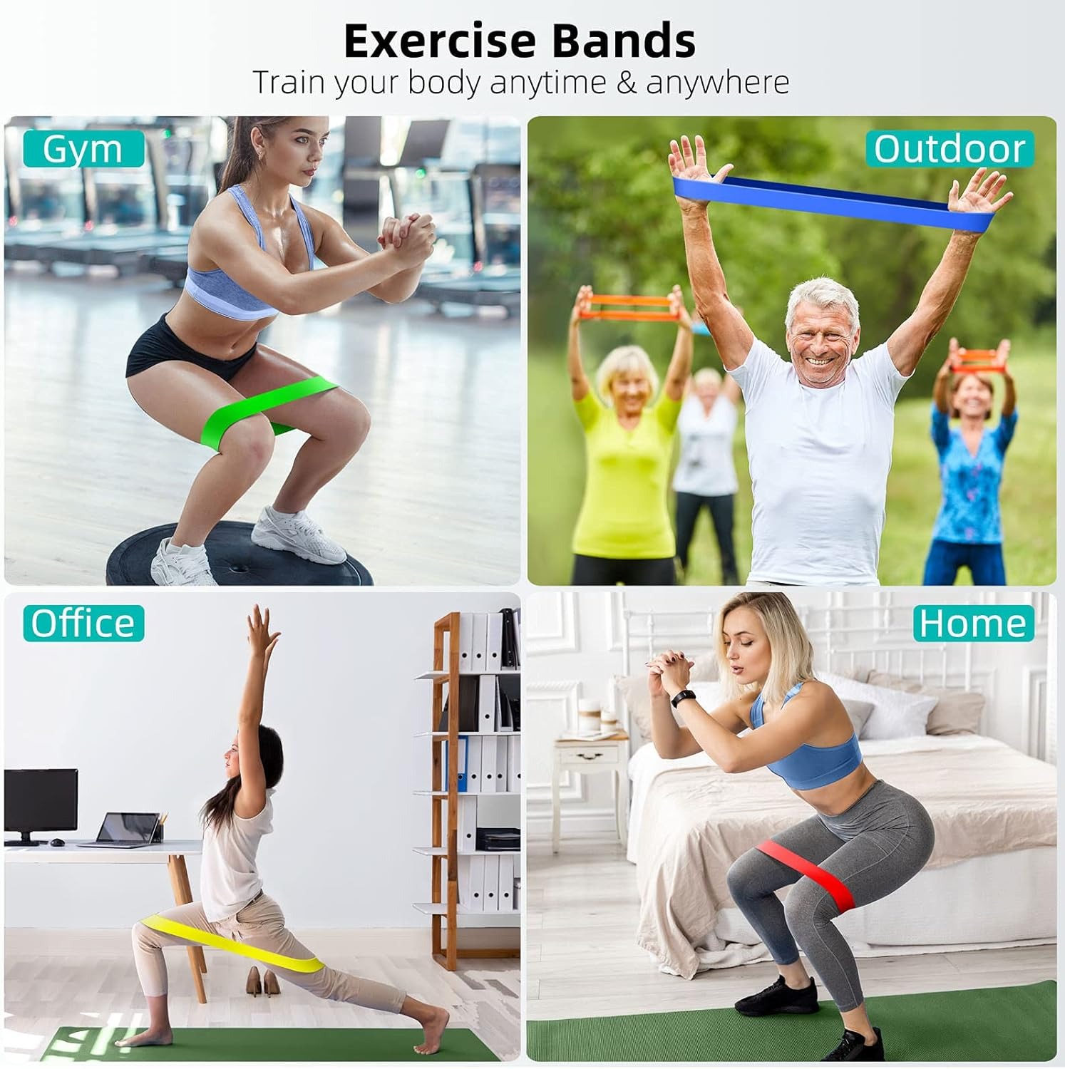 Different Resistance Bands Yog - Yoga Fitness Resistance Band recensie en prijs
