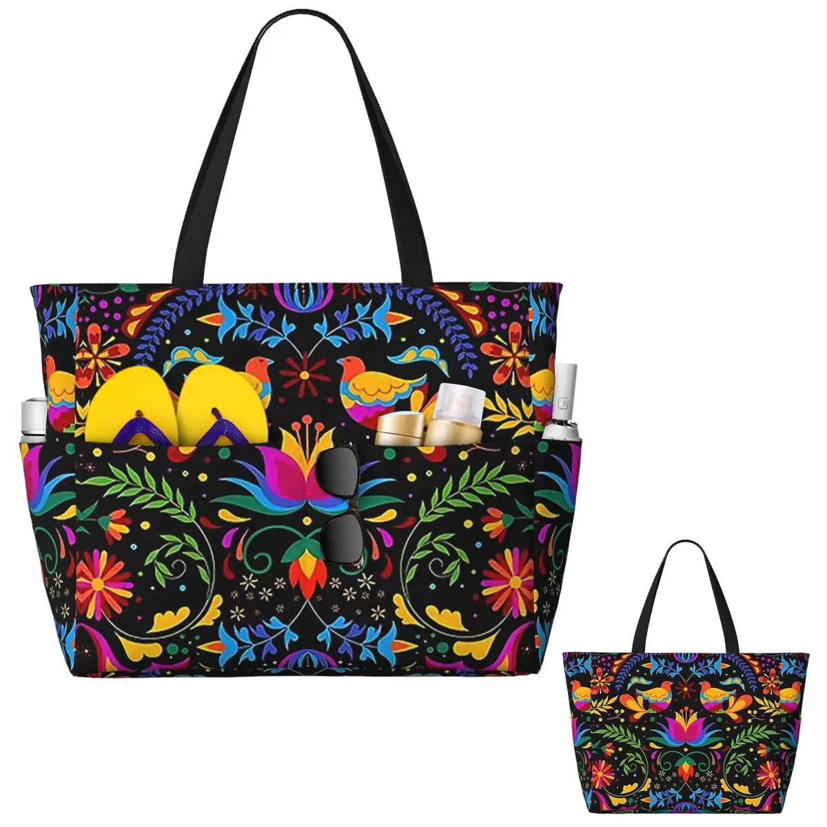 Mexican Flowers And Birds Beac - Yoga Fitness Tote recensie en prijs
