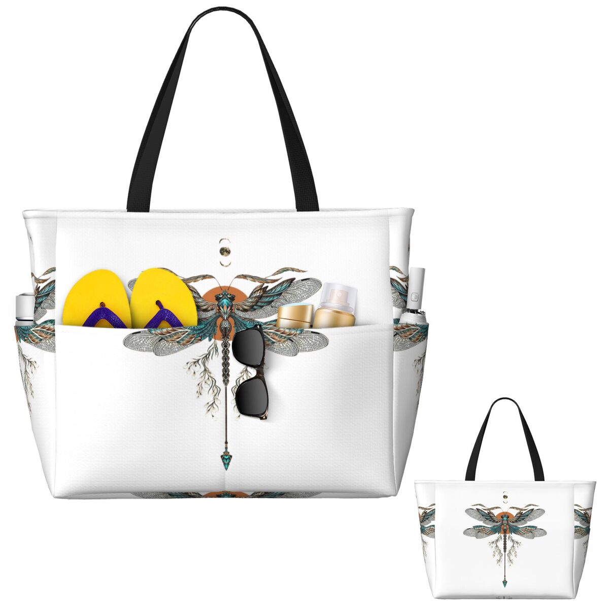 Dragon Fly Tattoo Beach Tote B - Yoga Fitness Tote recensie en prijs