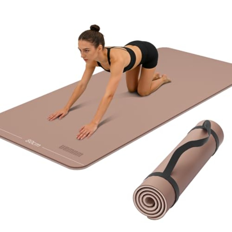 Wide Yoga Mat 80cm Non Slip Ex - Yoga Fitness Resiliation recensie en prijs