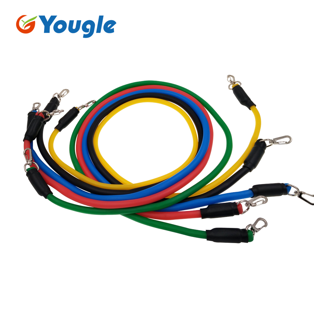 YOUGLE 11pcs/set Pull Rope Fit - Yoga Fitness Resistance Band recensie en prijs