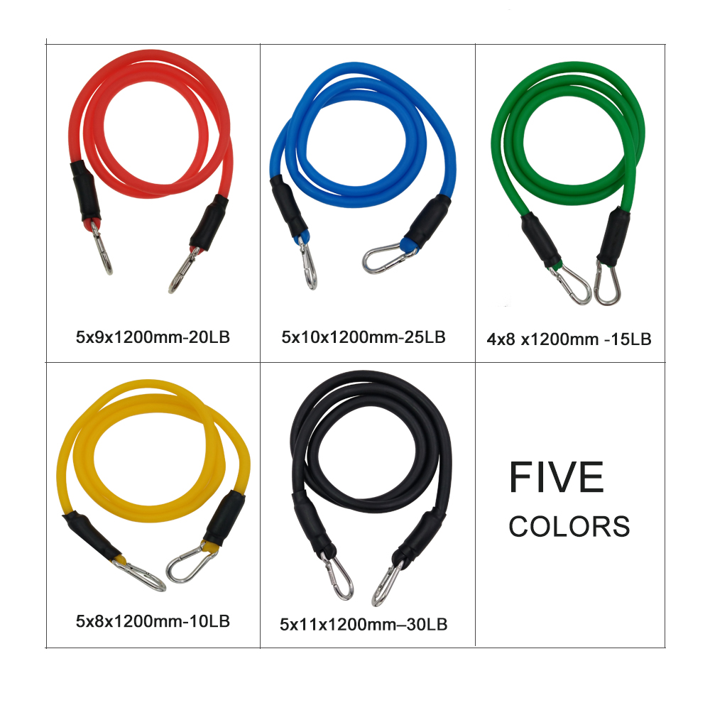 YOUGLE 11pcs/set Pull Rope Fit - Yoga Fitness Resistance Band recensie en prijs