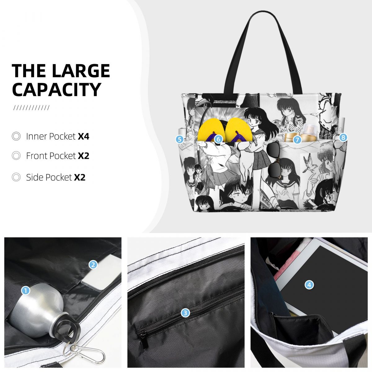 Inuyasha Higurashi Kagome Anim - Yoga Fitness Tote recensie en prijs