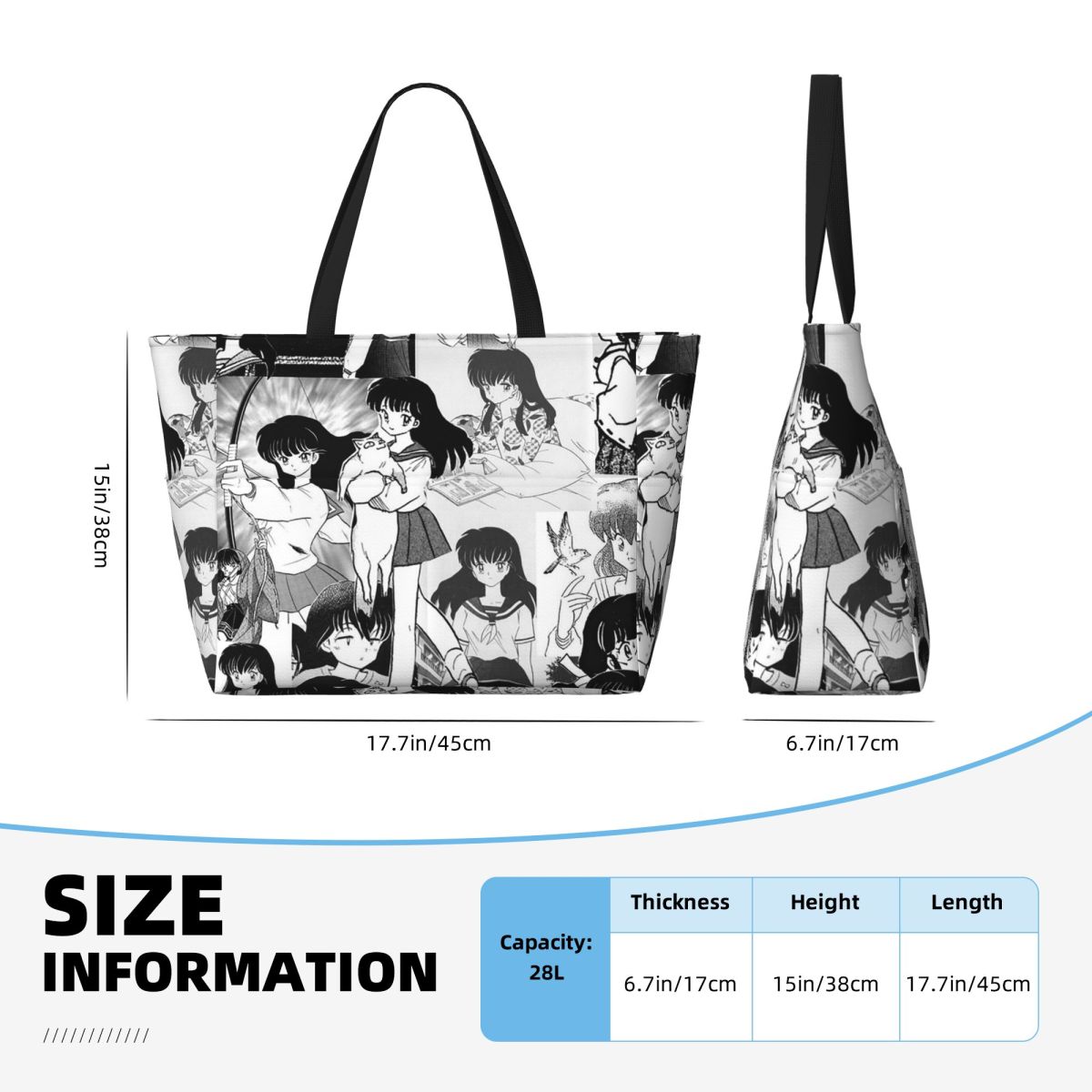 Inuyasha Higurashi Kagome Anim - Yoga Fitness Tote recensie en prijs