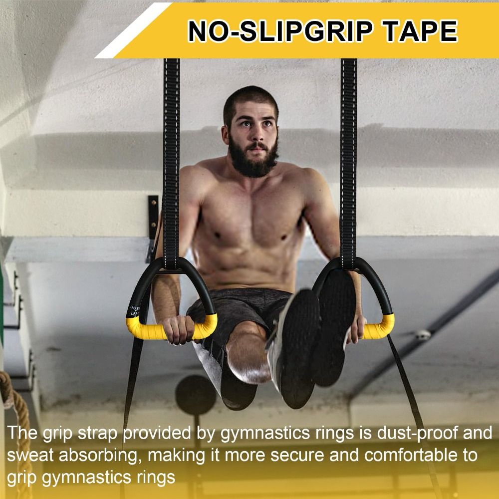 1 Pair Premium No-Punch Gymnas - Gymnastics Rings recensie en prijs
